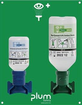 Augennotfallstation 1x200 ml pH Neutral,1x0,5l Augenspülung PLUM