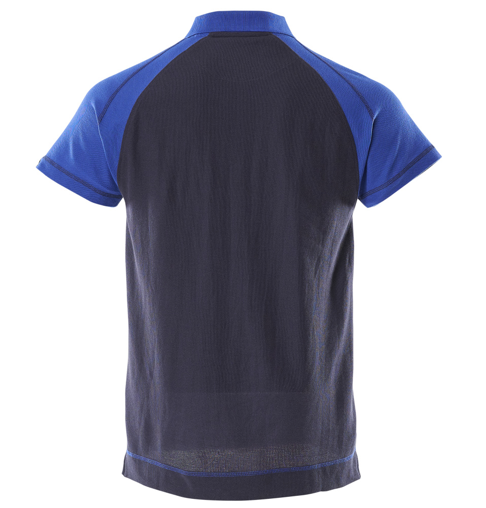 Polo-Shirt mit Brusttasche IMAGE Marine/Kornblau L