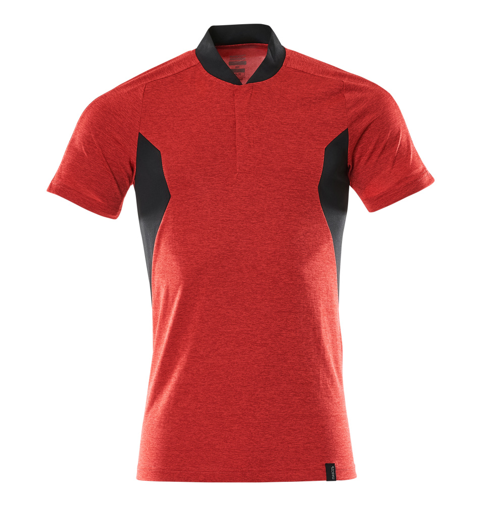 Polo-Shirt ACCELERATE Verkehrsrot/Schwarz 5XLONE