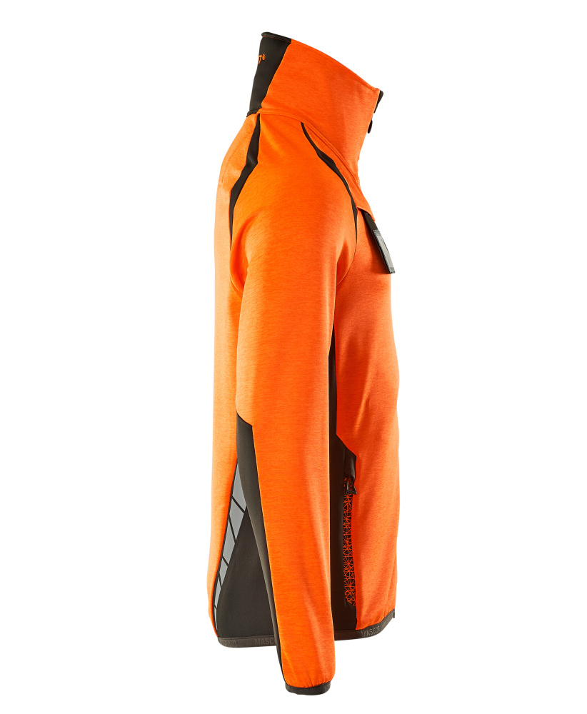Fleecejacke ACCELERATE SAFE Hi-vis Orange/Dunkelanthrazit L