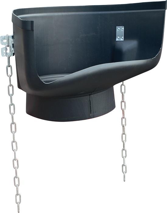 Schuttrohrtrichter 6 kg Polyethylen kurz Oberer-Ø=528 mm 412 mm MÜBA