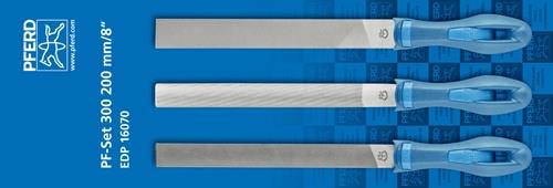 Feilensatz L.200mm Hieb 1 2K-Ergo PFERD