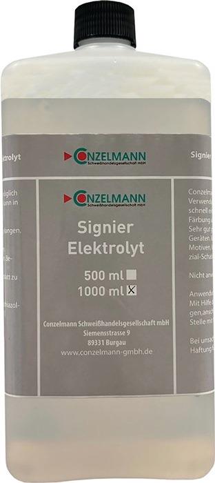 Elektrolyt Signier CONZELMANN