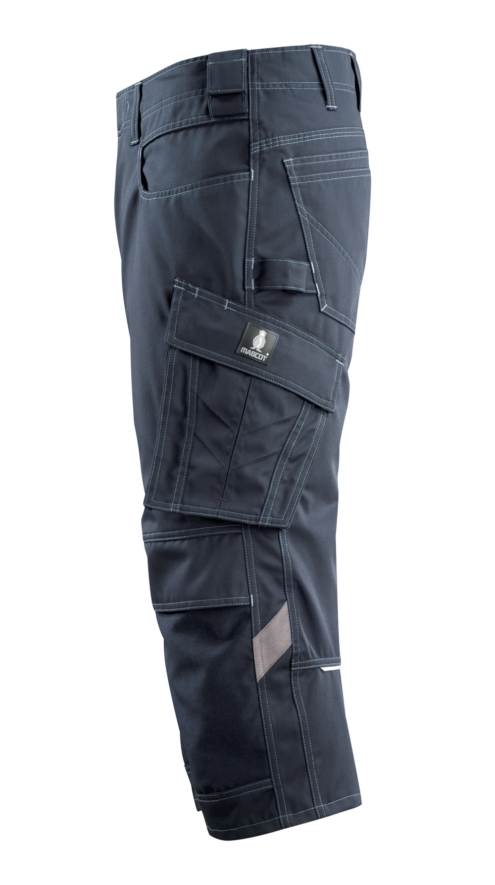 Dreiviertel-Hose mit Knietaschen UNIQUE Schwarzblau C49