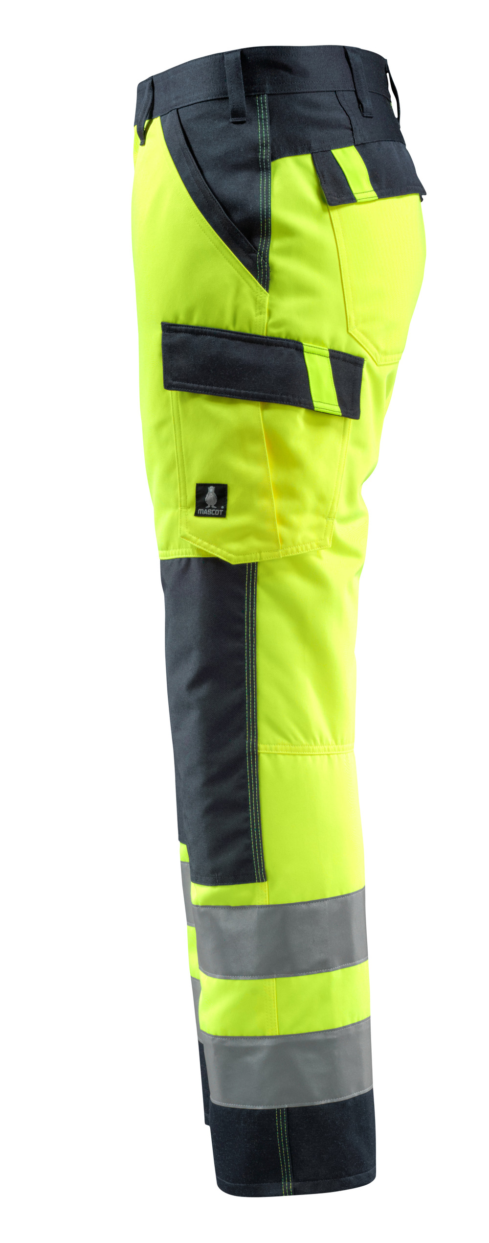Hose mit Knietaschen SAFE LIGHT Hi-vis Gelb/Schwarzblau 76C52