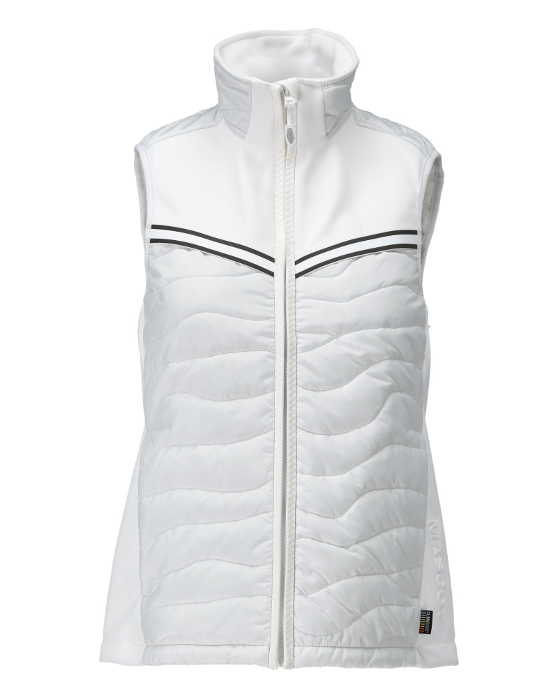 Damen-Passform Thermoweste CUSTOMIZED Weiß 5XL