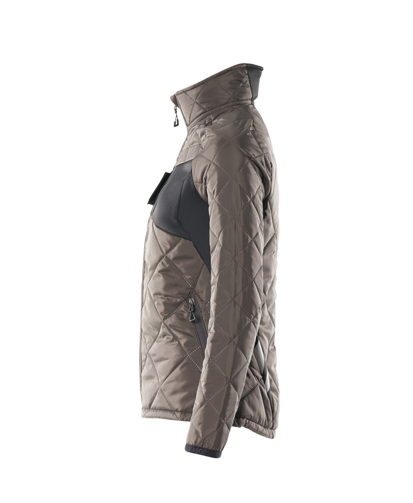 Damen-Passform Thermojacke ACCELERATE Dunkelanthrazit/Schwarz 5XL