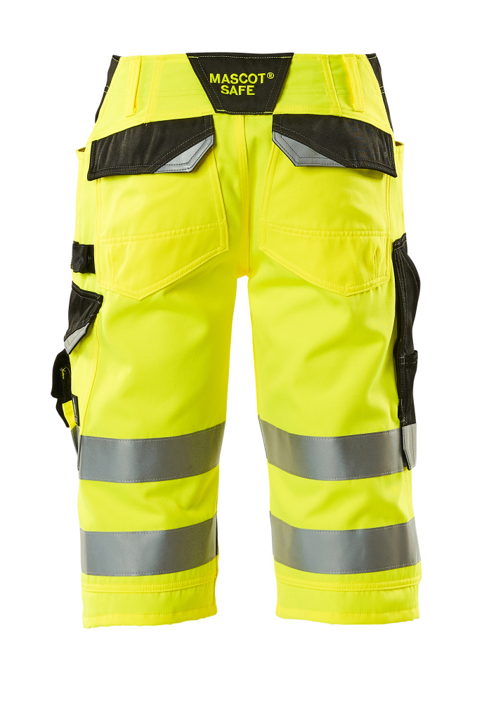 Shorts, lang SAFE SUPREME Hi-vis Gelb/Schwarz C48