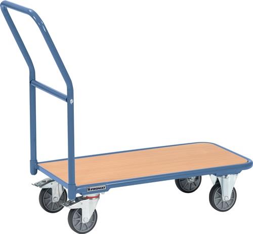 Plattformwagen Ladeflächen L1000xB600mm STA taubenblau Trgf.250kg PROMAT