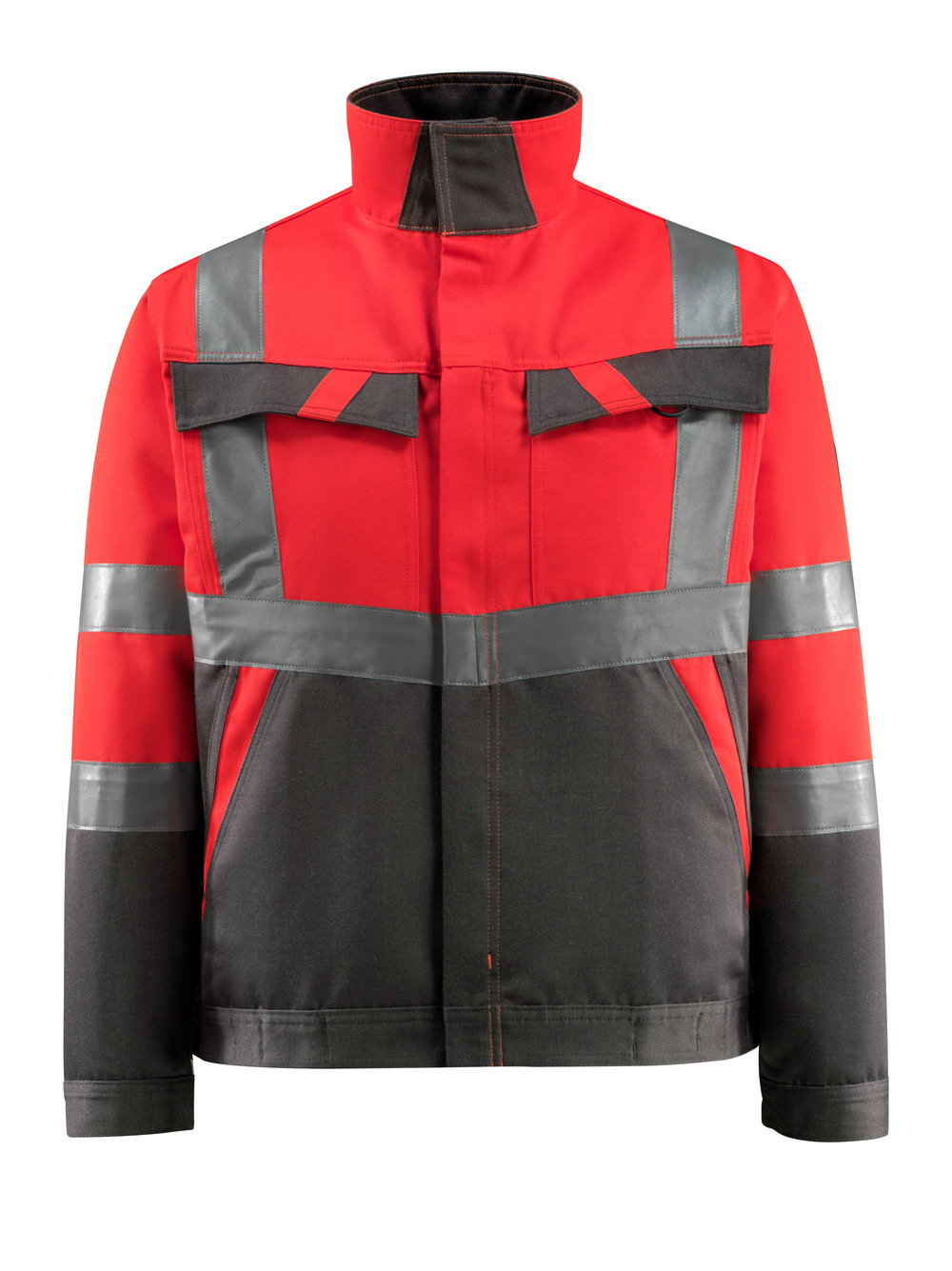 Jacke SAFE LIGHT Hi-vis Rot/Dunkelanthrazit L