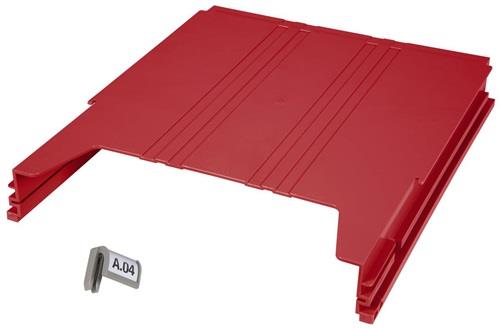 Wandsortierer BIG Anbaumodul rot B262xT42xH302mm EICHNER