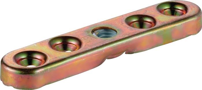 Flansch 93 verzinkt, gelb für Holzflügel 193 Profil 100