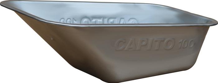 Schubkarrenmulde Allcar 100 100 l verzinkt CAPITO