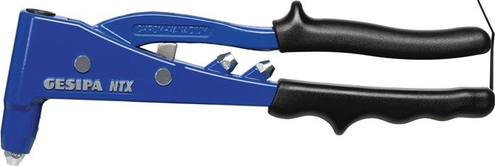 Handblindnietsetzgerät Länge 260 mm Arbeitsbereich 2,4 5 mm mit Öffnungsfeder