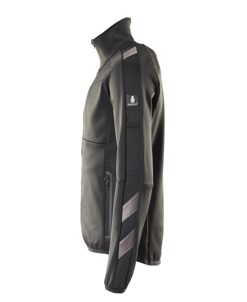 Fleecejacke UNIQUE Schwarz 3XL