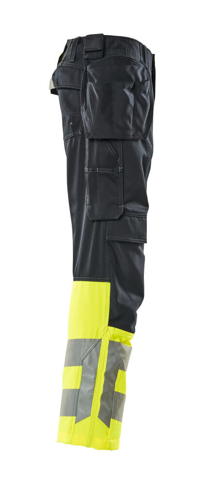 Hose mit Hängetaschen SAFE SUPREME Schwarzblau/Hi-vis Gelb 82C47