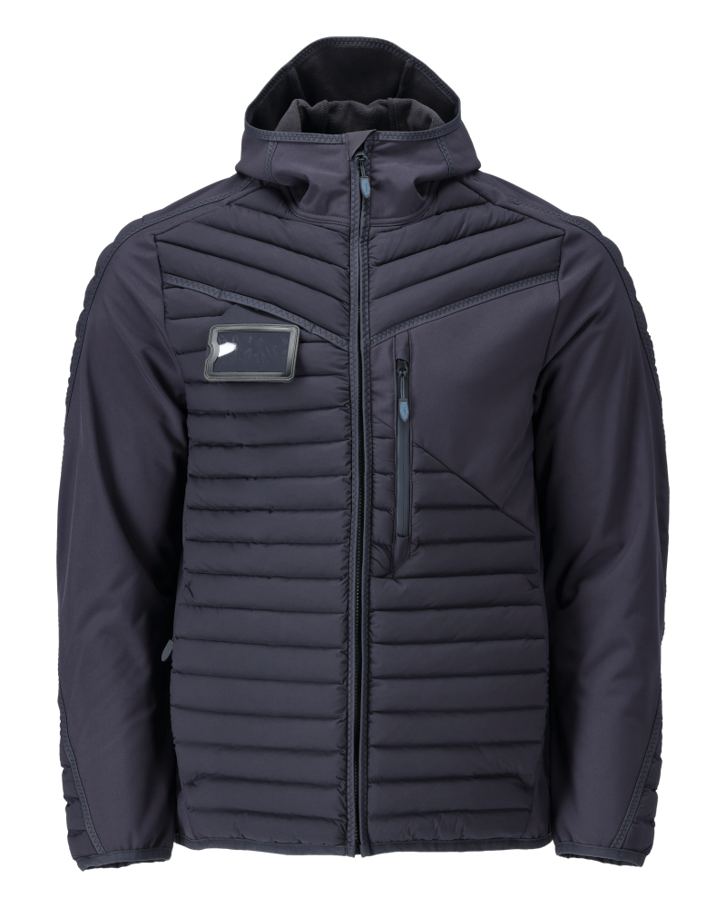 Thermojacke mit Kapuze CUSTOMIZED Schwarzblau L