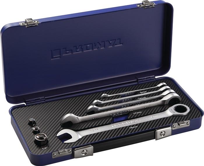 Knarrenringmaulschlüsselsatz gerade PROMAT