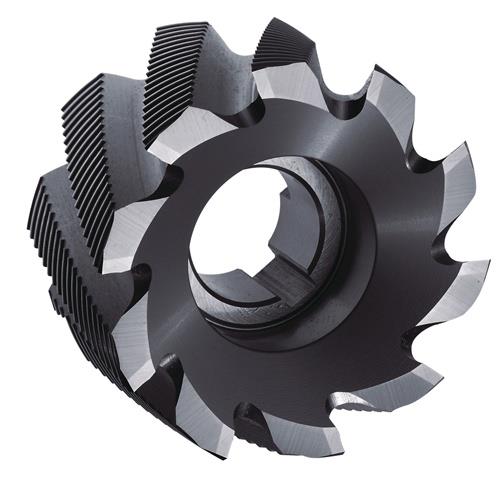 Walzenstirnfräser DIN 1880 Typ HR D.40mm HSS-Co5 TiCN Z.7 TECWERK