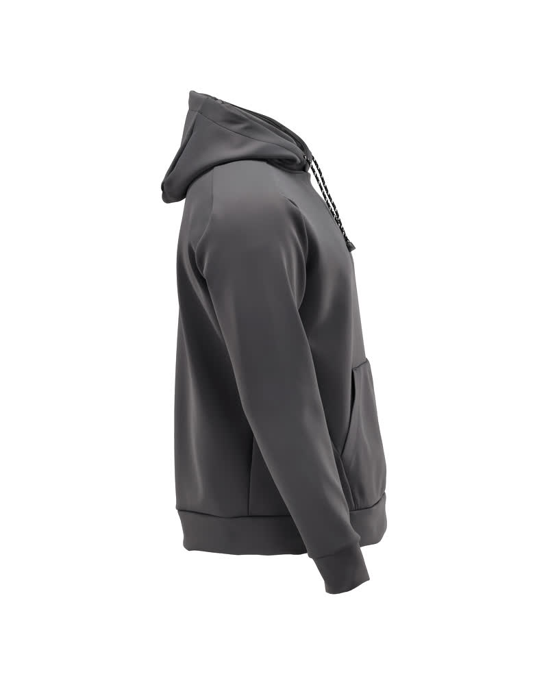 Fleece Kapuzenpullover CUSTOMIZED Anthrazitgrau 2XL