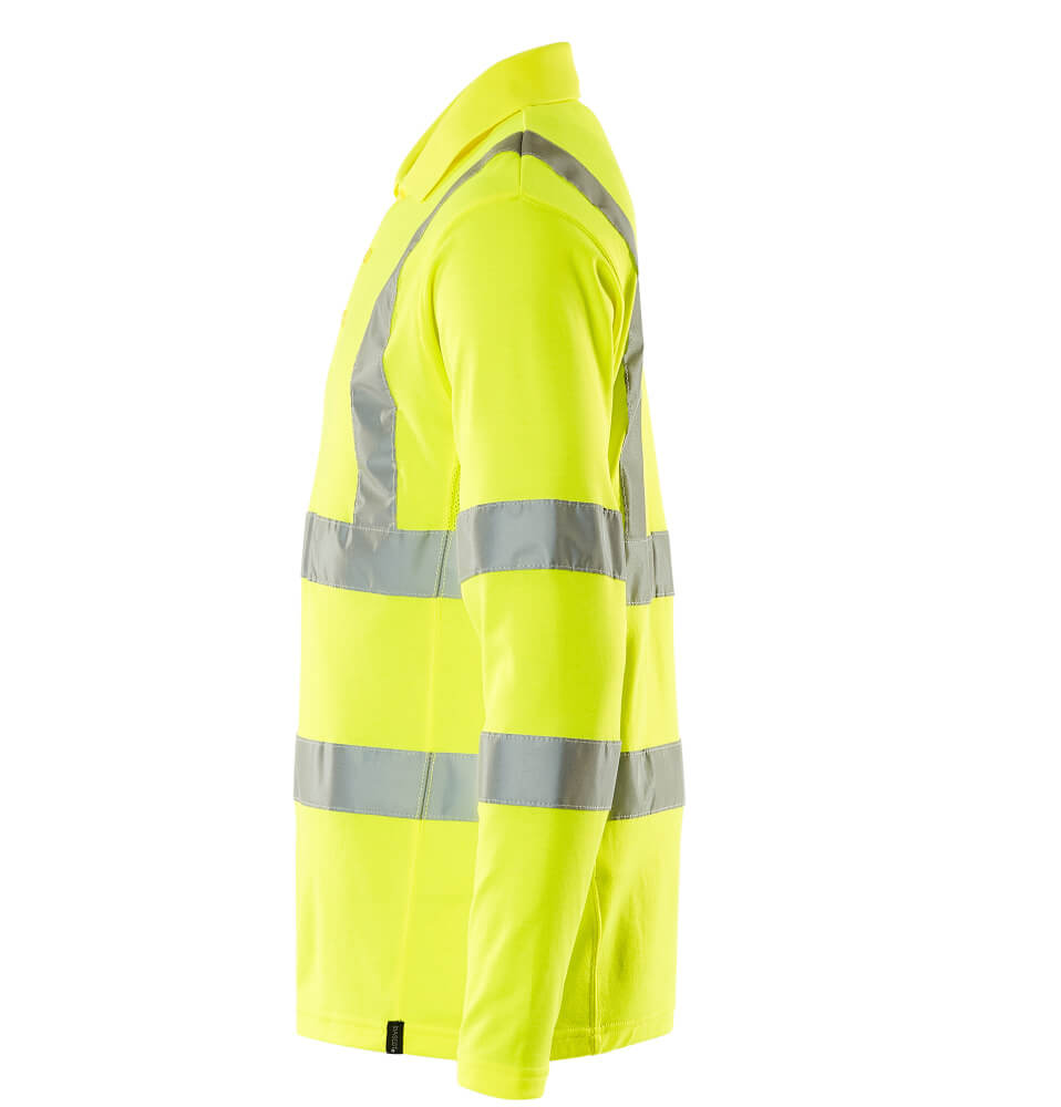 Polo-Shirt, Langarm SAFE CLASSIC Hi-vis Gelb S
