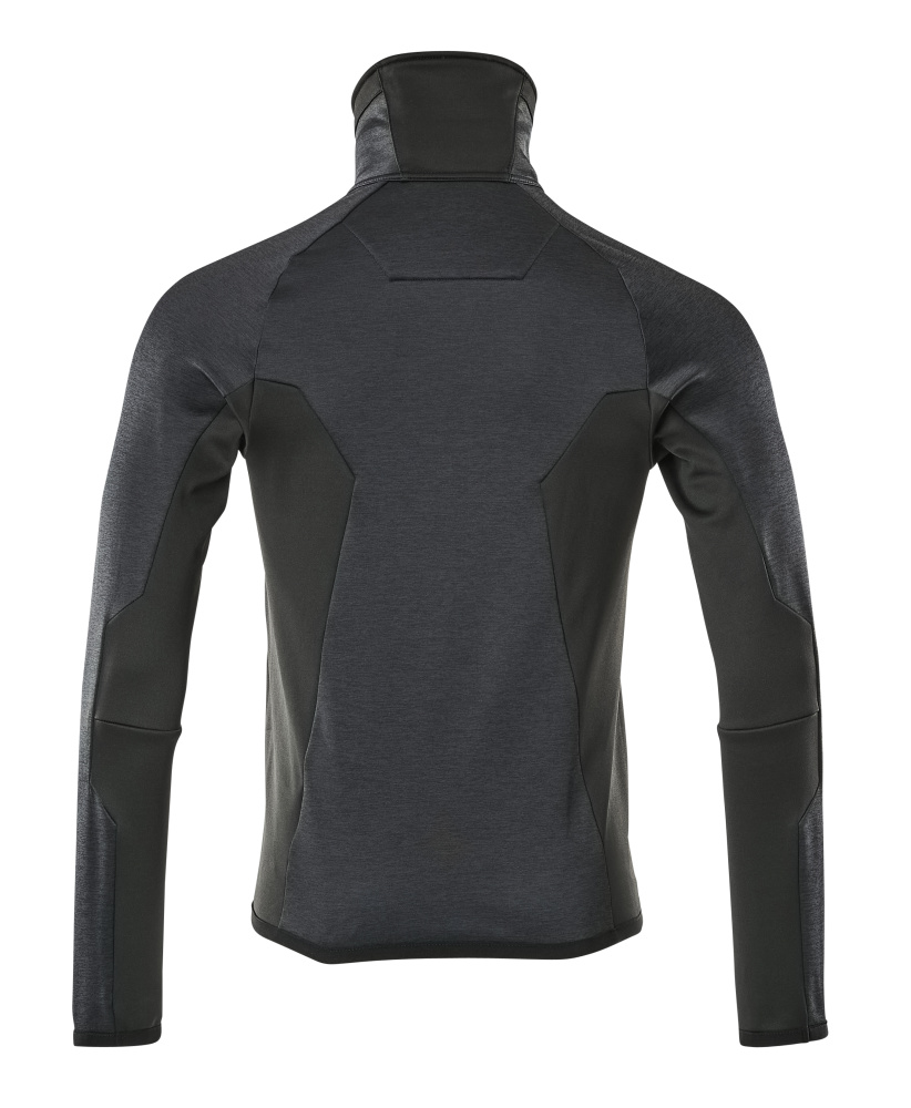Fleecejacke ADVANCED Schwarzblau/Schwarz S
