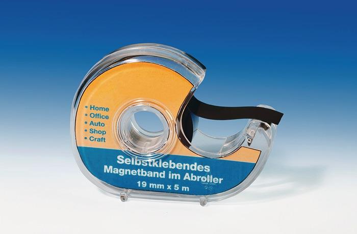 Magnetklebeband Bandbreite 19 mm Bandlänge 5 m im Spender MAGNETOPLAN