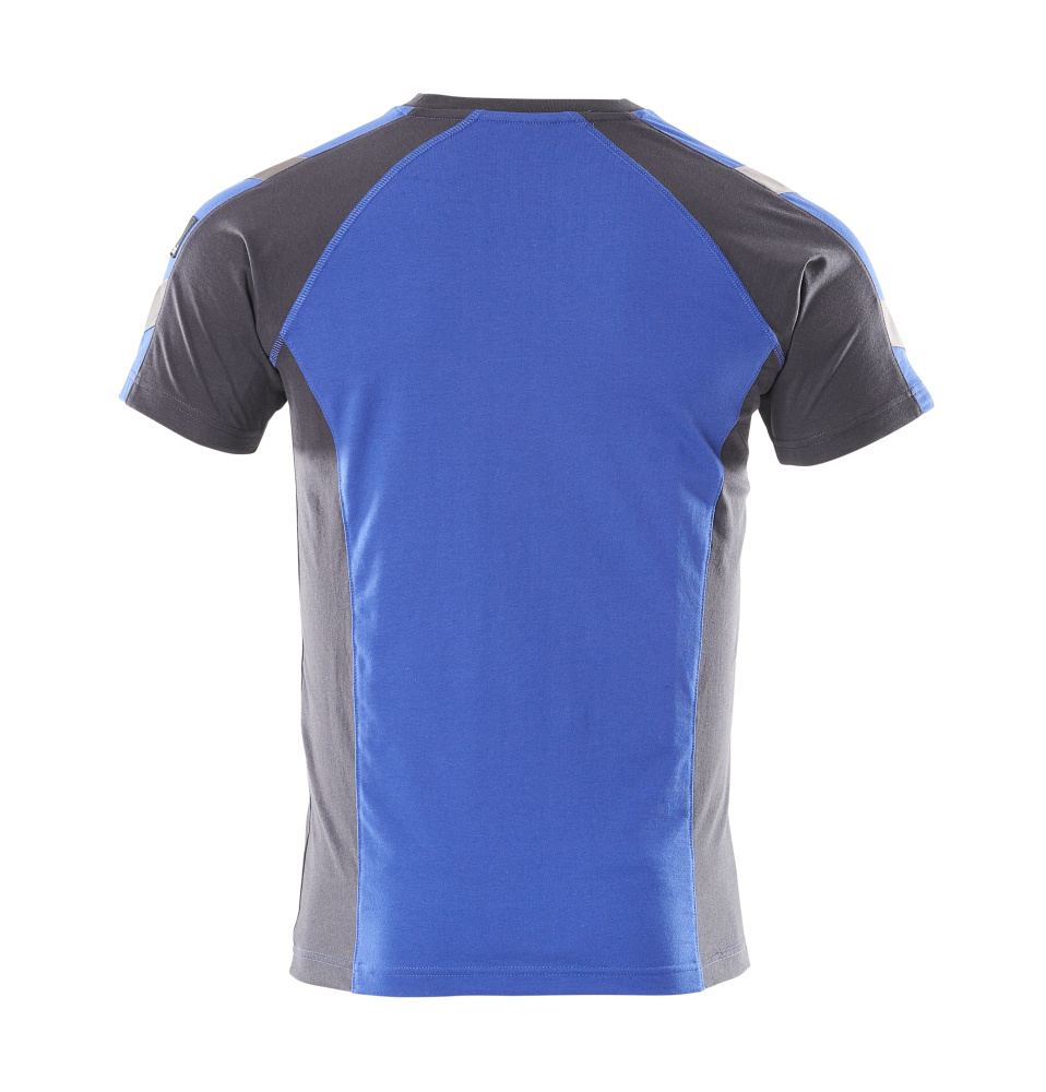 T-Shirt UNIQUE Kornblau/Schwarzblau L