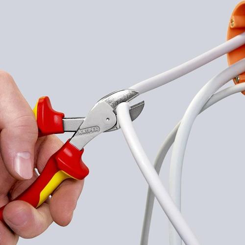 Kompaktseitenschneider X-Cut® L.160mm VDE Mehrkomp.-Hüllen VDE KNIPEX