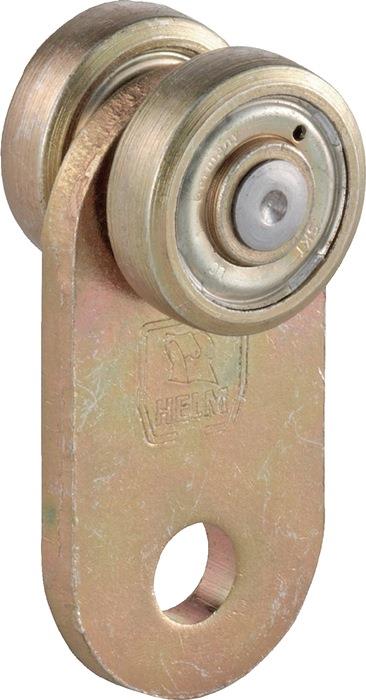 Rollapparat 1111 1111 passend für Profil 100 Stahl verzinkt, gelb 30 kg HELM