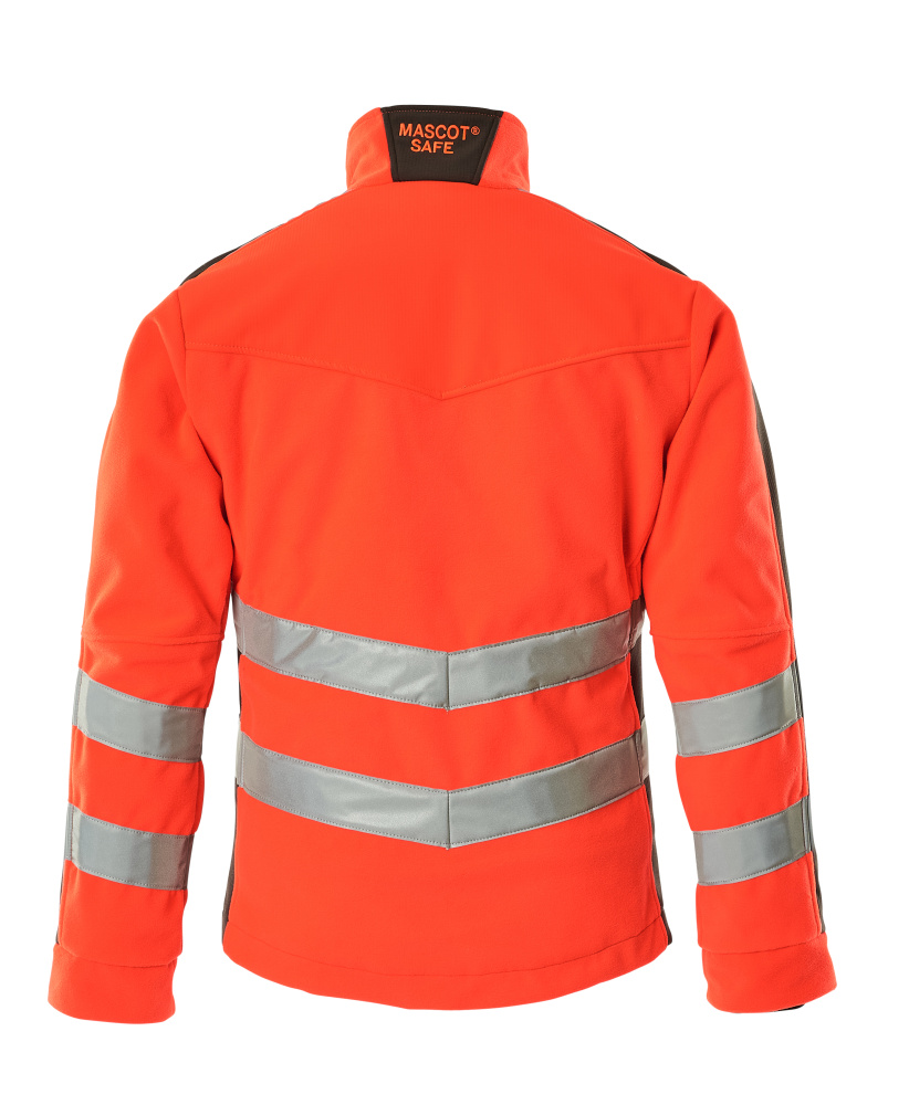 Fleecejacke SAFE SUPREME Hi-vis Rot/Dunkelanthrazit XL