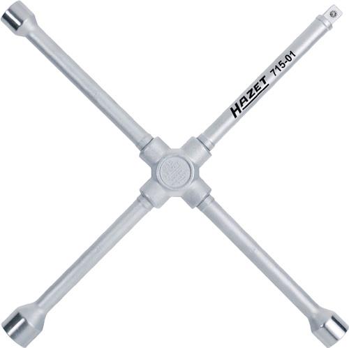 Kreuzschlüssel 715-01 17x19x22x12,5(1/2Zoll 4-kant) L420 mmxB420mm HAZET