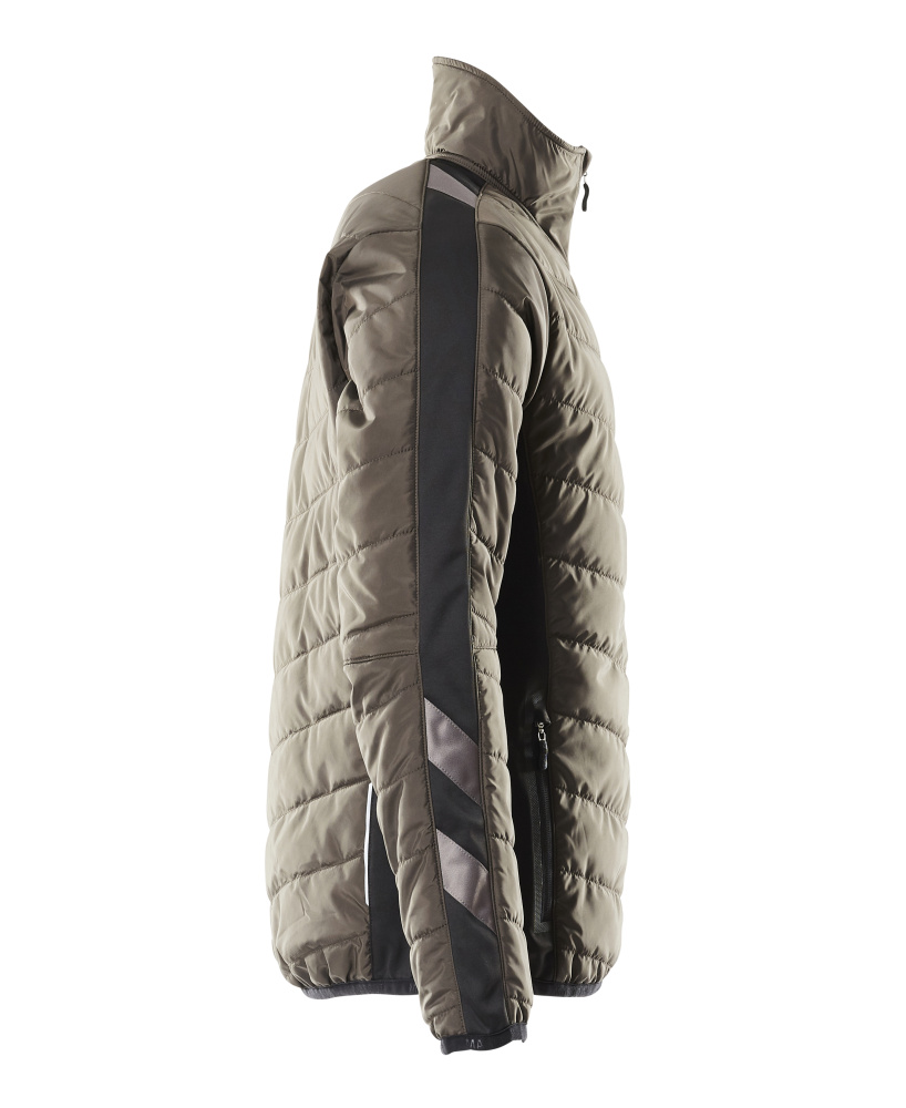 Thermojacke UNIQUE Dunkelanthrazit/Schwarz L