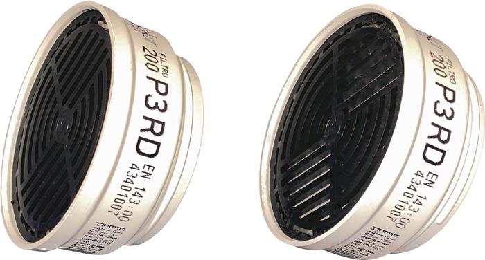 Partikelfilter 200 P3R D EN 143 P3 f. Polimask 100/2, C 702/TWIN EKASTU