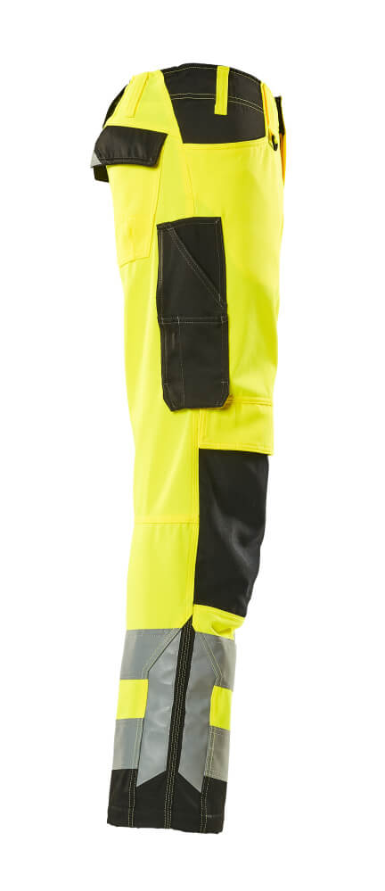 Hose mit Knietaschen SAFE SUPREME Hi-vis Gelb/Schwarz 82C46