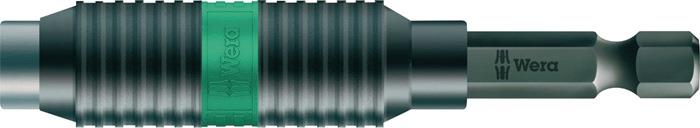 Bithalter Rapidaptor 1/4 ″ F 6,3 1/4 ″ C 6,3 + E 6,3 Schnellwechselfutter Länge 75 mm WERA