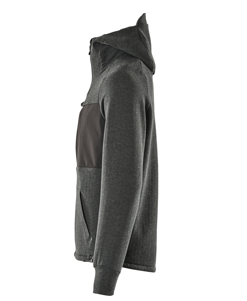 Kapuzenpullover mit Reißverschluss ADVANCED Schwarz 2XL