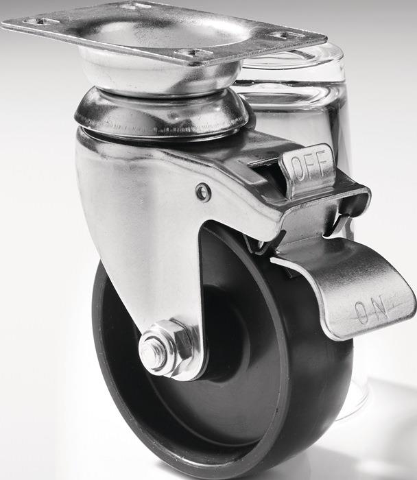 Rollensatz 4teilig 4 Rollen, 2x fix + 2x schwenkbare Rollen 4000 871 500