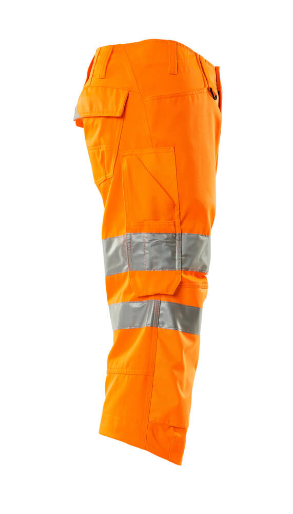 Dreiviertel-Hose mit Knietaschen SAFE SUPREME Hi-vis Orange C44