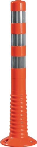 Sperrpfosten Ku.orange/weiß D.80mm z.Schr.m.Befestigungsmaterial