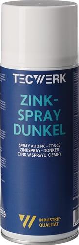 Zinkspray dunkel 400ml dunkelgrau/staubgrau Spraydose TECWERK