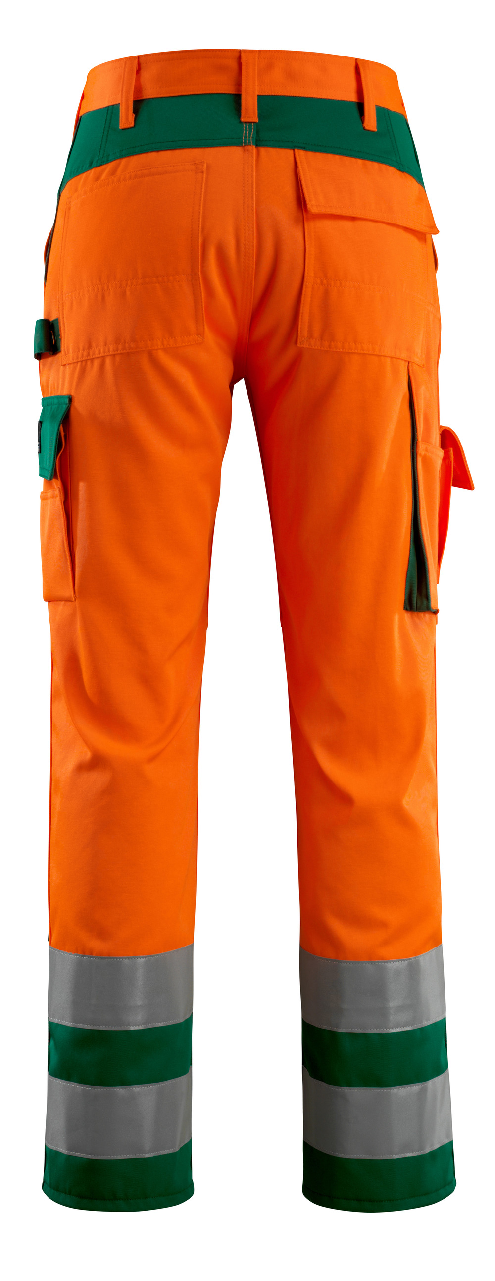 Hose mit Knietaschen SAFE COMPETE Hi-vis Orange/Grün 76C54
