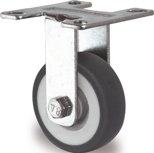 Bockrolle 100mm 100kg VG Gleitlager 77x67mm TECWERK