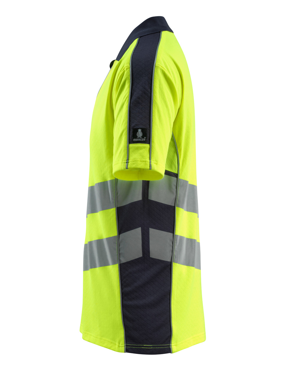 Polo-Shirt SAFE SUPREME Hi-vis Gelb/Schwarzblau 2XL
