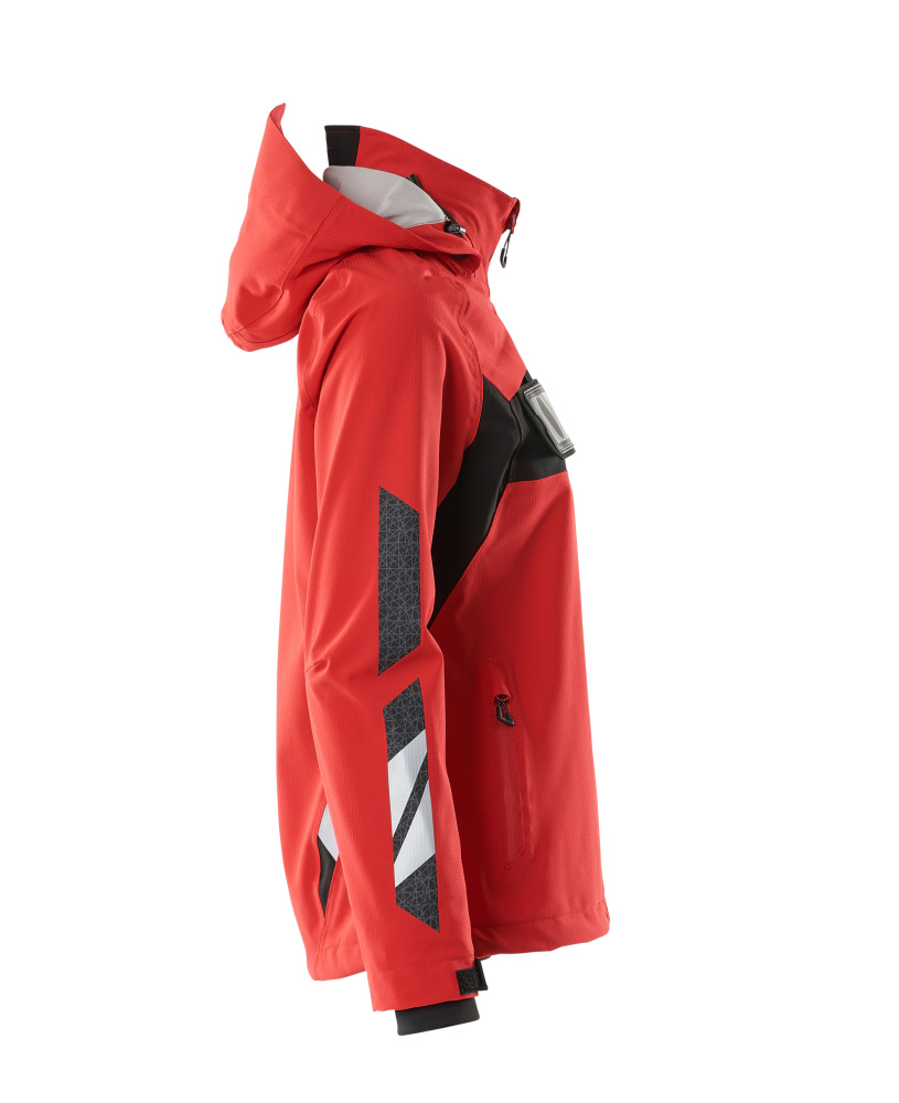 Damen-Passform Hardshelljacke ACCELERATE Verkehrsrot/Schwarz 3XL