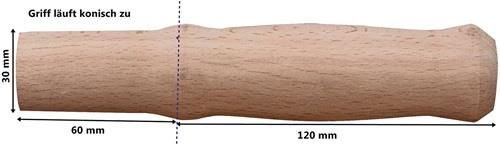 Holzgr.Buchenholz L180xB30xH30mm f.Schubkarre Praktica 1 PA im Btl.CAPITO