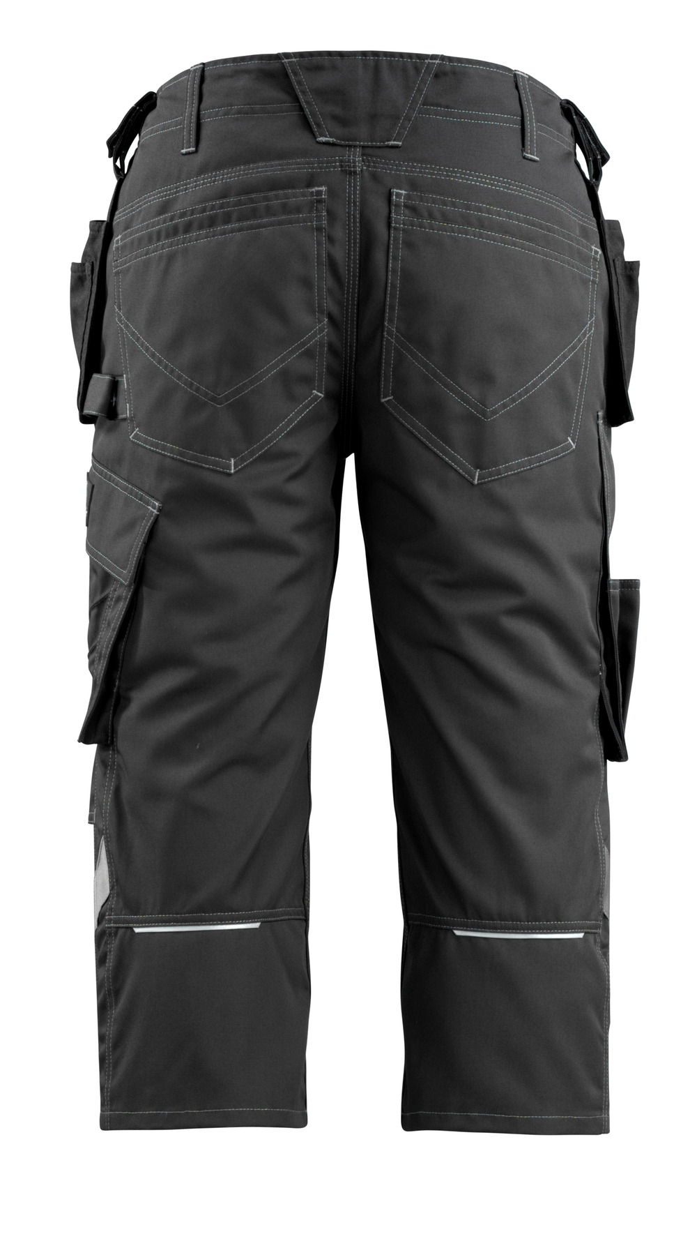 Dreiviertel-Hose mit Hängetaschen UNIQUE Schwarz C47