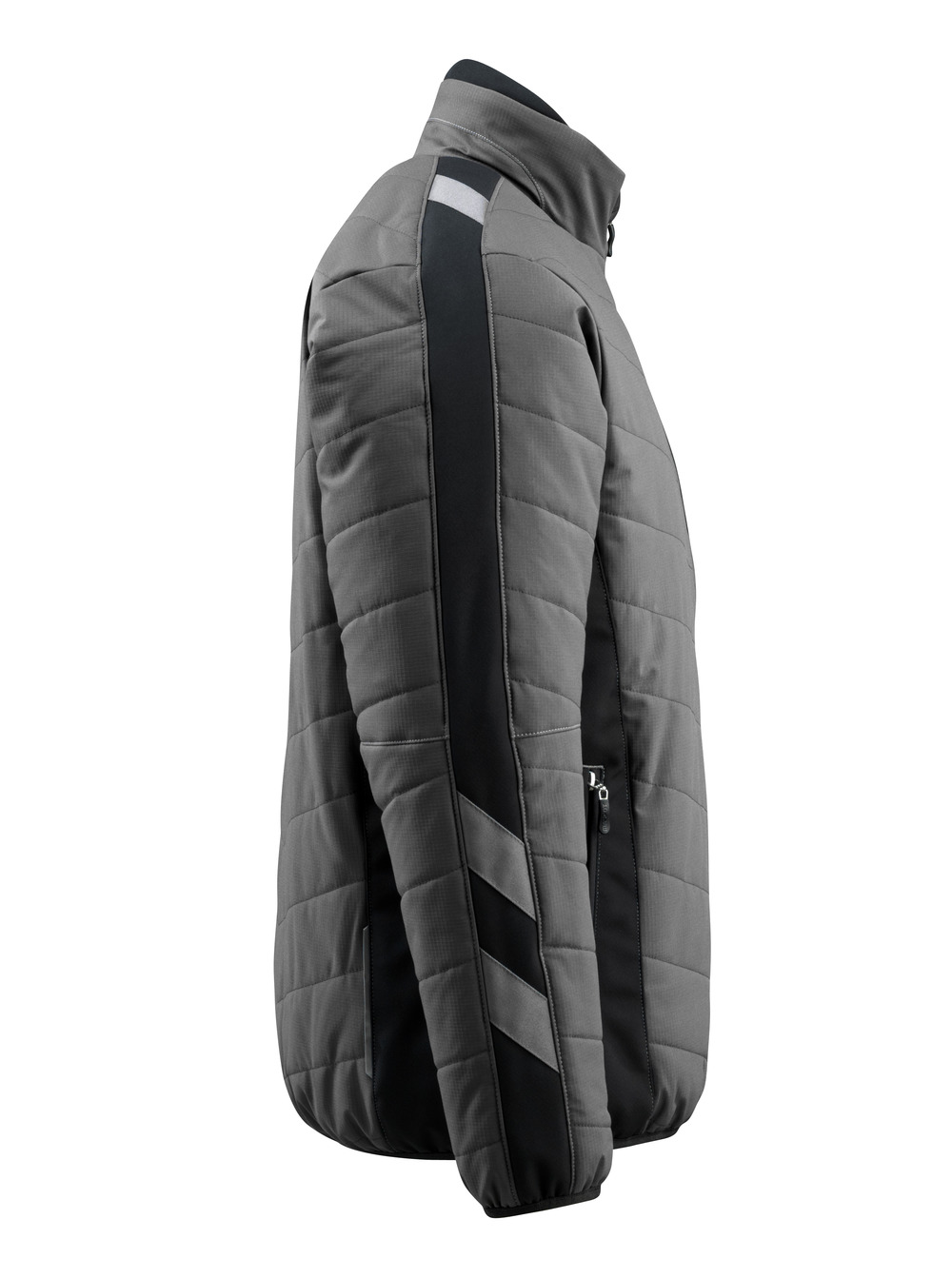 Thermojacke UNIQUE Dunkelanthrazit/Schwarz L