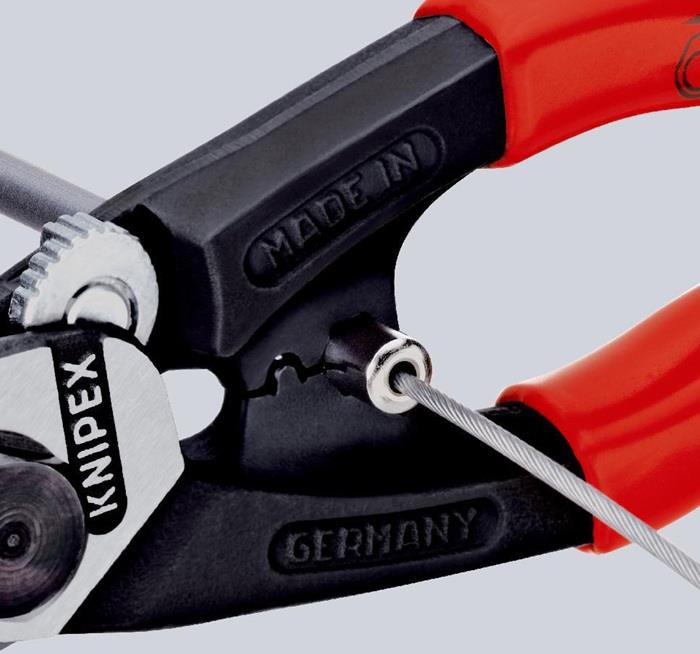 Drahtseilschere Kunststoffüberzug 190 mm