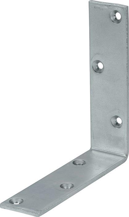 Balkenwinkel stark Stärke 5 mm blau verzinkt 100 mm 100 mm